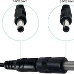 29.4V 4A Lithium Battery Charger for 24V Battery, DC 5.5x2.1/2.5mm Connector, Smart Shut-Off Protection, Fast Charging