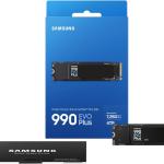 Samsung 990 EVO Plus SSD 4TB, PCIe Gen 4x4 | Gen 5x2 M.2, Speeds Up-to 7,250 MB/s, Upgre Storage for PC/Laptops, HMB Technology and Intelligent Turbowrite 2.0, (MZ-V9S4T0B/AM)