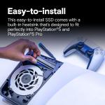 Crucial P310 2280 1TB PCIe Gen4 NVMe Gaming PS5 SSD with Heatsink, Up to 7,100MB/s, PlayStation5, Laptop & Desktop (PC) Compatible, Solid State Drive - CT1000P310SSD5-01