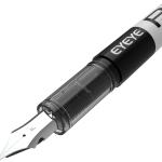 EYEYE Disposable Fountain Pens, 8 Pack 3 Colors Fine Point Pens Stainless Steel Nib, Fountain Pens Smooth Writing for Journaling, Drafting, Sketching, Doodling & Office Supplies