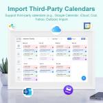 Holiday Edition| 10.1’’ Smart Digital Calendar - Interactive Touch Screen, HD Display, Wall Mountable Family Organizer with Chore Chart, To-Do Lists & App Sync for Home & Office, Warm Gift for Mom, D