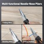 Teslong 27 Pcs Home Repair Tool Kit, Basic Hand Tool Set with Storage Case, Screwdriver, Wrench, Hammer, Tape Measure, Pliers, Utility Knife, Household Essentials tool Set for Car Dorm Repairs & DIY