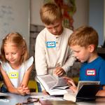 Colorful Plain Name Tag Labels 200 Stickers Name Tag Stickers 3 1/2 X 2 1/4 Name Labels for Office, Meeting, School and Home