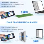 Inventory Scanner, Wireless Barcode Scanner Portable 1D Handheld Bar Code Scanners for Collector Data Terminal Inventory Device 2.8" LCD Screen Barcode Reer for Warehouse, Library, Store
