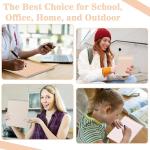 gisgfim 6 Pcs Morandi Top Bound Spiral Notebooks 8.5" x 11" College Ruled Aesthetic Legal P Steno Ps Colored Paper Assorted Covers Wirebound Notep for Writing School Office Supplies