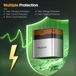 Rechargeable AAA Batteries with Box,Battery Box for AA/AAA Rechargeable Battery,Triple AAA Batteries NiMH 8 Pack 1100mAh 1.2V,3A Pilas Recargables,Removable Fast Charging for Lithium,Phone Batteries