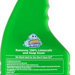 Scrubbing Bubbles Mega Bathroom and Shower Cleaner Spray, Foaming Action Removes Limescale and Soap Scum, Rainshower Scent, 32oz