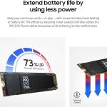 Samsung 990 EVO Plus SSD 4TB, PCIe Gen 4x4 | Gen 5x2 M.2, Speeds Up-to 7,250 MB/s, Upgre Storage for PC/Laptops, HMB Technology and Intelligent Turbowrite 2.0, (MZ-V9S4T0B/AM)