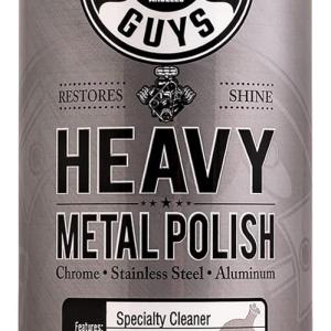 Chemical Guys Heavy Metal Polish Restorer and Protectant - Cleans, Restores & Protects, Aluminum, Stainless Steel, Chrome Polish & More, Safe for Cars, Trucks, Motorcycles, RVs, and Boats - 16 oz
