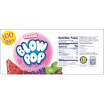 Charms Blow Pop Lollipops - Individually Wrapped Dual Candy and Gum Suckers - Peanut Free, Gluten Free - Bulk Treat for Kids and ults - Assorted Flavors, 100 Count (4 lb 1 oz.)