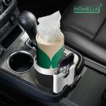 Car Tissue Holder with Facial Tissues Bulk - Car Tissues Cylinder - Travel Bulk Pack - Round Cube Boxes - Replacement for Kleenex Tubes - Tissues Cube Boxes 4 pack