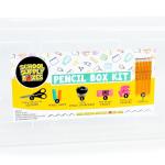 Back to School Supply Box Gres K-5 - School Supply Boxes - 32 Piece School Supplies Kit Includes Markers, Crayons, Pencils, Scissors, Folders, Glue Sticks, Notebook, and Composition Book
