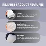 20 Pack 7.5mil Mylar Sheets, 12 X 12 Inch Stencil Paper for Cricut, Laser Cutting, Template Plastic for Quilting, Blank Plastic Sheets for Crafts, Food Gre Mylar Stencil Sheets