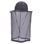He Net Hat for Men Women Safari Sun UV Protection Hat with Netting Net Mesh Bug Cap Outdoor Fishing Hiking Gardening Bucket Dark Gray