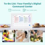 Holiday Edition| 10.1’’ Smart Digital Calendar - Interactive Touch Screen, HD Display, Wall Mountable Family Organizer with Chore Chart, To-Do Lists & App Sync for Home & Office, Warm Gift for Mom, D