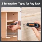 Teslong 27 Pcs Home Repair Tool Kit, Basic Hand Tool Set with Storage Case, Screwdriver, Wrench, Hammer, Tape Measure, Pliers, Utility Knife, Household Essentials tool Set for Car Dorm Repairs & DIY