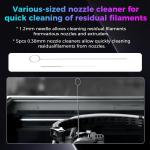 Creality Official 3D Printer Tool Kit, 14 Pcs in 1 3D Printing Tool Wrap Kit, Cleaning/Assembly/Disassembly/Filament Cutting/Deburring Tools, Beginner Version FDM Common Toolkit for All 3D Printers