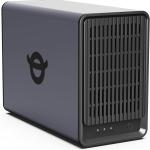 Yxk Zero1 2-Bay Desktop NAS, Maximum 60TB (Diskless), User-Friendly Home NAS Storage, Private Security & Remote Access, Silent, 4GM RAM, 2.5GbE Port, 4K HDMI, Network Attached Storage