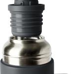 Simple Modern 36oz Insulated Hot Beverage Bottle with 2 Mugs | Travel Coffee Thermos for Hot Drinks | Twist and Pour Top | Commute, Travel, and Picnic Friendly | Roam Collection | Graphite