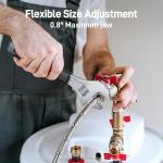 Teslong 27 Pcs Home Repair Tool Kit, Basic Hand Tool Set with Storage Case, Screwdriver, Wrench, Hammer, Tape Measure, Pliers, Utility Knife, Household Essentials tool Set for Car Dorm Repairs & DIY