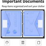 Forvencer Binder Pocket, 10 Pack Super Heavyweight Plastic Folders with Tight Closure, Folders with Pockets Side Loing, Binder Organizer, Binder Dividers with Pockets, Letter Size, Assorted Colors