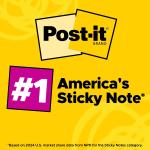Post-it Super Sticky Notes, 24 Sticky Note Ps, 3 x 3 in., School Supplies, Office Products, 2X The Sticking Power, Supernova Neons Collection