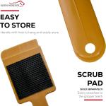 Kleen Handler 3 Pack EZ Scrub-Slicer Cleaning Tool, Electric Ble Cleaning, Deli Slicing Machine Cleaner, Clean Mandolin Slicer Safely (3 Handles)