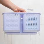 Tiawudi Portable Shower Cdy, Cdy Organizer with Handle, Plastic Shower Basket Hold Soap, Shampoo, Hair Supplies and Beauty Products, Cleaning Supplies Organizer for Home, Dorm, Shelf and Cabinet