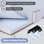 Mr. Pen- Bulk Graph Paper P 11"x8.5", 24 Pack, 30 Sheets/Pack, 4x4 Qu-Ruled Graph Paper, 4 Squares per Inch, Bulk Grid Paper P, Square Graphing Paper, 11 Inch x 8.5 Inch, White