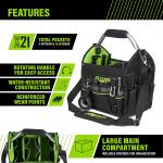 AWP Tool Bags, Premium Tool Bag, Black, Durable Tool Tote, for Professionals and Contractors