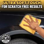 Chemical Guys Professional Gre Premium Microfiber Towels for Cars, Gold, 24" x 16", Ultra-Soft and Scratch-Free Car Detailing Cloths for Trucks, Motorcycles, and More - 6 Pack