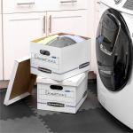 Bankers Box 30-Pack Basic Duty File Storage Boxes with Lids, Letter/Legal, STOR/FILE, (0071304)