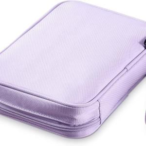 Zannaki Big Capacity Storage Pouch Marker Pen Pencil Case Simple Stationery Bag Box Art Tool & Sketch Storage Boxes for Bullet Journal Middle High School Office College Student Girl Women ult Teen