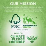 Reusable Bamboo Paper Towels |Heavy Duty, Absorbent & Durable | Reusable Washable Paper Towels | FSC Certified | 100% Rayon Derived From Bamboo | Kitchen Towels | 20 Sheets, 12"x11" | 2 Rolls