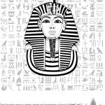 NileCart 8x12 in Egyptian Papyrus Paper – Blank Art Paper Crafting Supplies Set with Hieroglyphic Alphabet Stencil Ruler and Bookmarks. (10 Sheets)