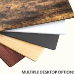 FLEXISPOT Whole Piece 55"x28" Desktop 1" Thickness Height justable Desk Rectangular Tabletop Black Board (55INCH Black Top)