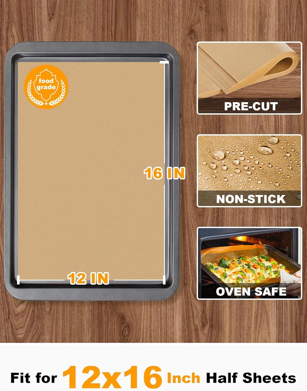 Smartake Unbleached Parchment Baking Trays - Thumbnail 2