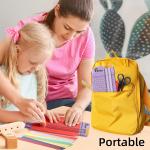 Firbon Purple A5 Paper Cutter, Straight Small Paper Trimmer with Side Ruler for Scrapbooking Craft, Paper, Coupon, Label, Cardstock