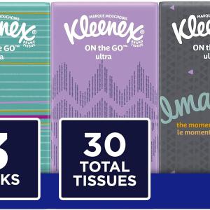 Kleenex Facial Tissues, 10 ct, 3 Pack