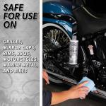 Chemical Guys Heavy Metal Polish Restorer and Protectant - Cleans, Restores & Protects, Aluminum, Stainless Steel, Chrome Polish & More, Safe for Cars, Trucks, Motorcycles, RVs, and Boats - 16 oz