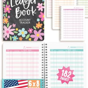 Accounting Ledger Book for Small Business and Personal Use - Budget Ledger Books for Bookkeeping, Expense Tracker Notebook, Bookkeeping Record Book, Receipt and Account Ledgers Books