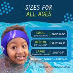 Earvolution Ear Band-It Ultra Swimming Heband for Kids and ults - Invented by Ear, Nose, and Throat Physician - Custom Anti-Slip Grip Neoprene Maximizes Protection, 12 Color Options, 3 Sizes