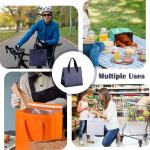 50 Pcs Insulated Take Away Bags Bulk Thermal Insulation Food Bags for Coffee Milk Tea Hot Cold Fresh Food Seafood Cooler Pizza Delivery for Catering Restaurant Grocery (Classic,Colorful)