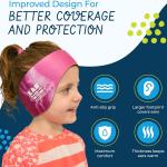 Earvolution Ear Band-It Ultra Swimming Heband for Kids and ults - Invented by Ear, Nose, and Throat Physician - Custom Anti-Slip Grip Neoprene Maximizes Protection, 12 Color Options, 3 Sizes