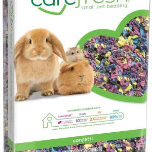 Carefresh 99% Dust-Free Confetti Natural Paper Small Pet Bedding with Odor Control, 10 L