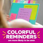 Post-it Super Sticky Notes, 24 Sticky Note Ps, 3 x 3 in., School Supplies, Office Products, 2X The Sticking Power, Supernova Neons Collection