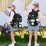 Backpack for Girls, 15.6 Inch Laptop School Bag Kids Kindergarten Elementary College Backpacks Large Bookbags for Teen Girl Women Students Casual Travel Daypacks (Black)