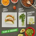 Brawny® Tear-A-Square® Paper Towels, 6 Double Rolls = 12 Regular Rolls