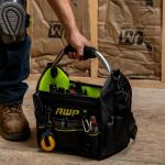 AWP Tool Bags, Premium Tool Bag, Black, Durable Tool Tote, for Professionals and Contractors