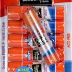 Elmer's Disappearing Purple (6g) and Clear Re-Stick School Glue Sticks (8g), Washable, 6 Grams, 7 Count